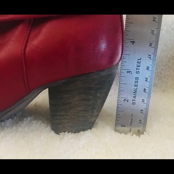 🌺Bucco Red Boots - Picture 5 of 8